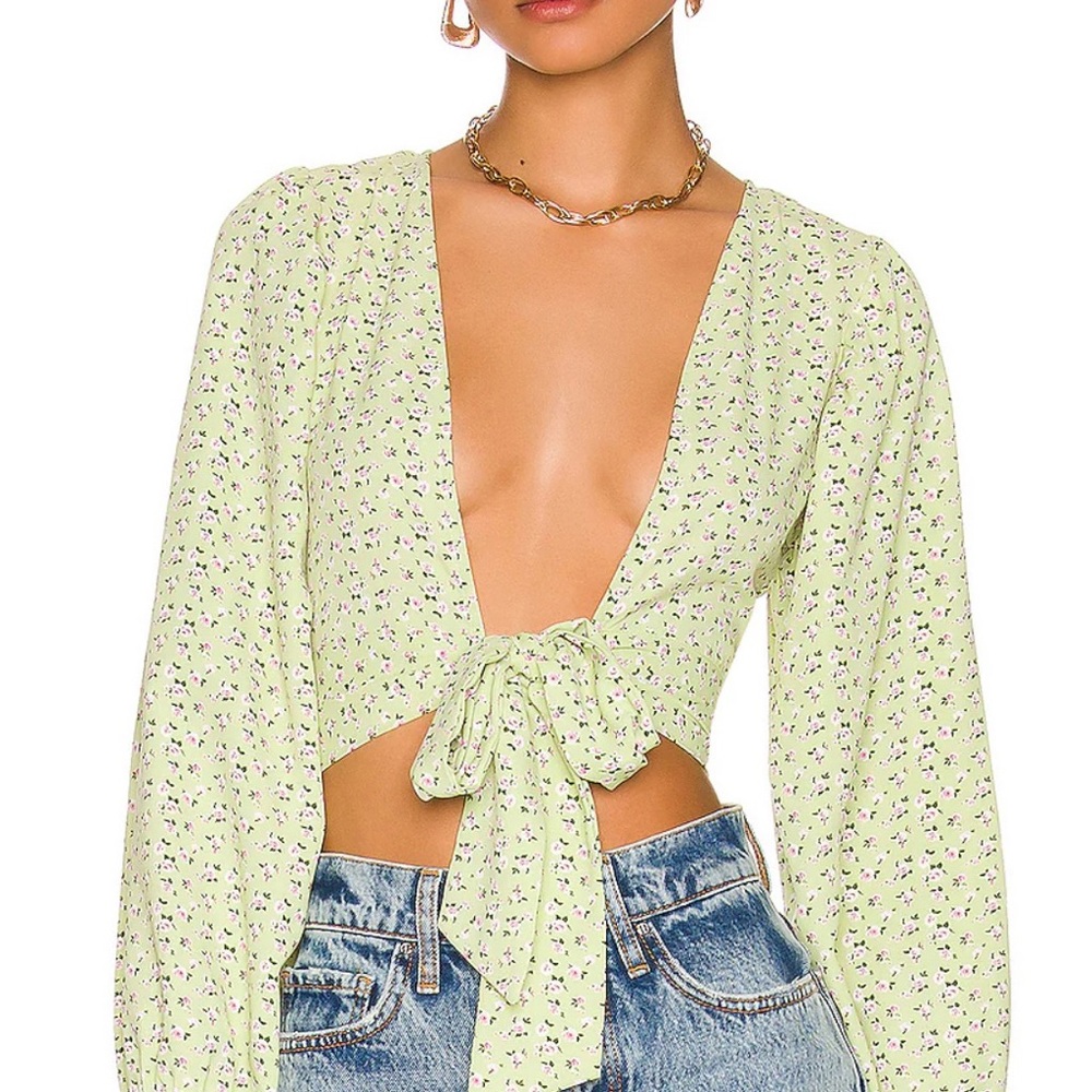 Floral crop top